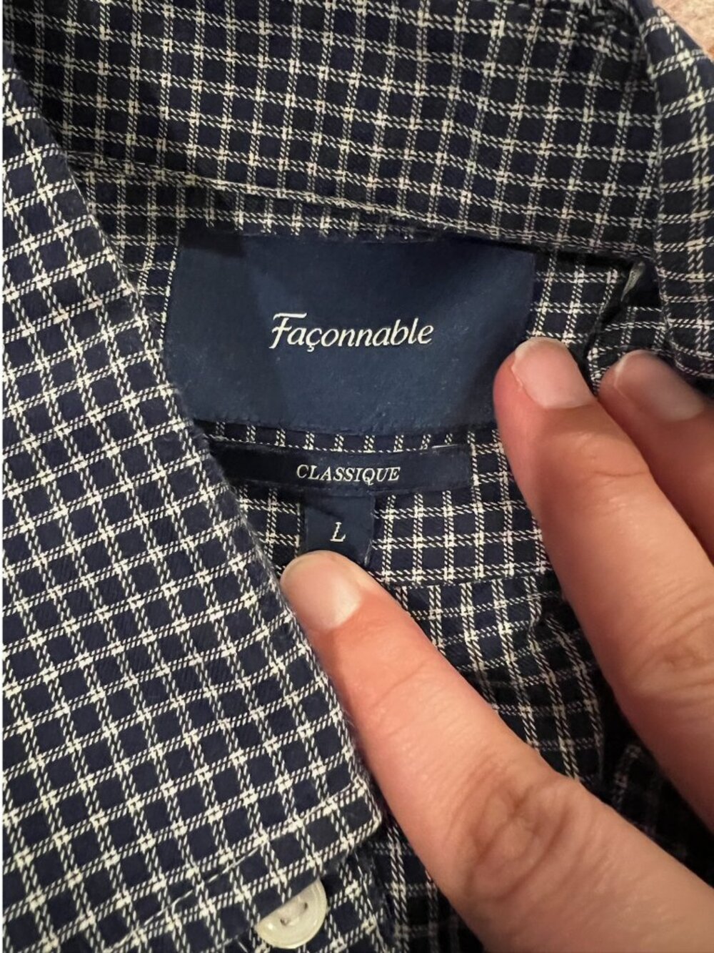 Faconnable button down size‎ L - Picture 8 of 8